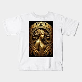 A Golden Goddess Kids T-Shirt